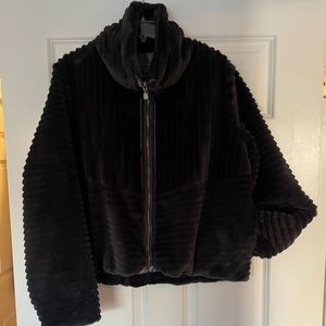 Anthropologie Faux Fur Coat